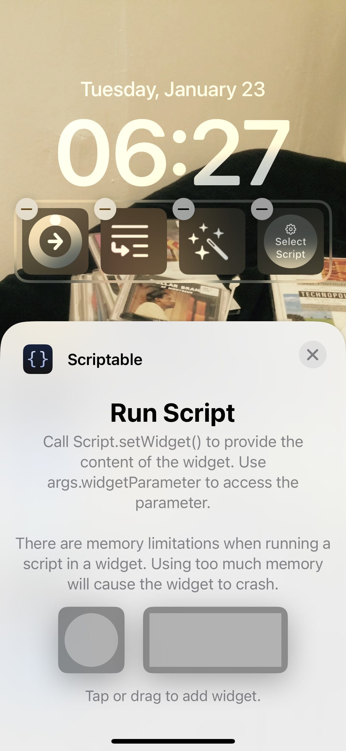 launch apps from the iOS lock screen